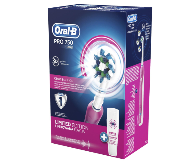ORALB PRO 750 Różowy - 260286 - zdjęcie 3